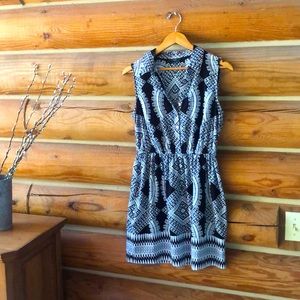 Black and white summer dress